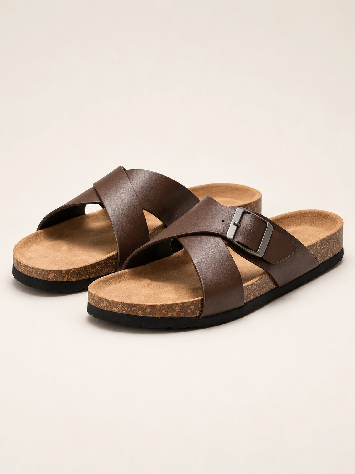 Sandália Masculina com Fivelas Ravena