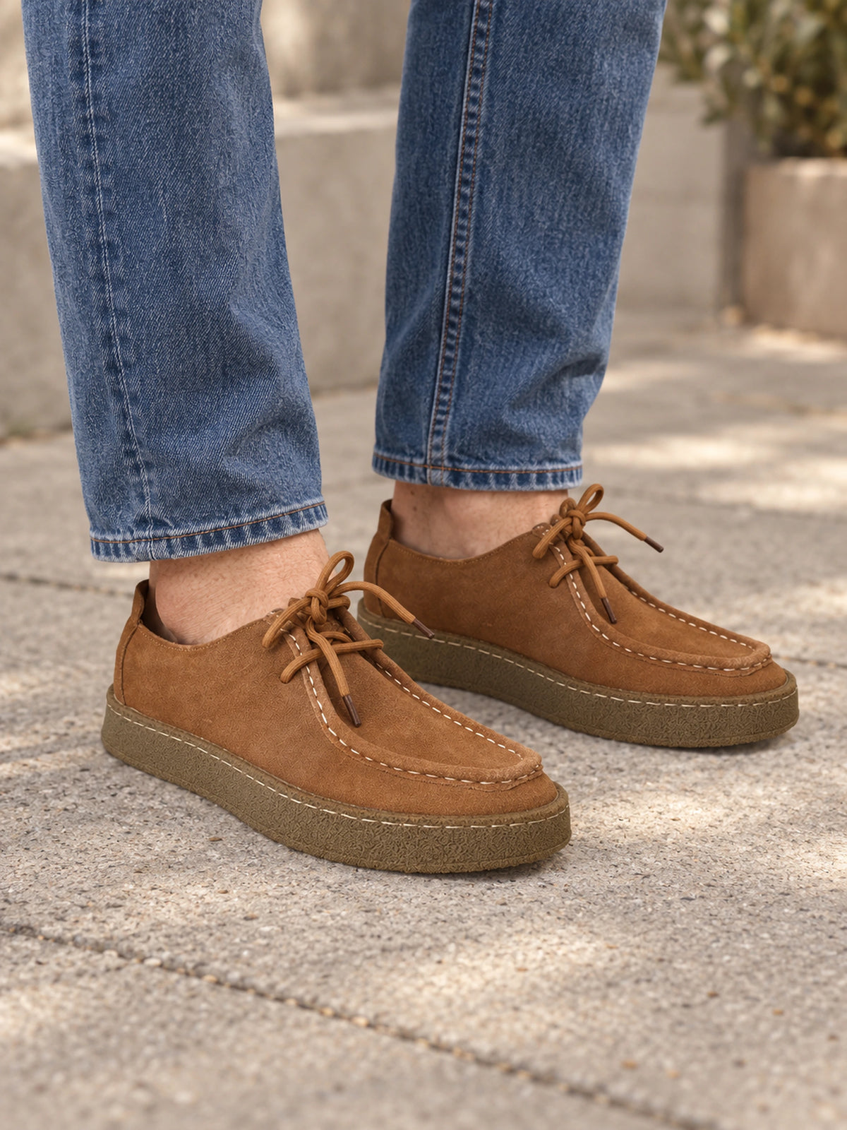 Sapato Masculino de Camurça Sola Alta Firenze