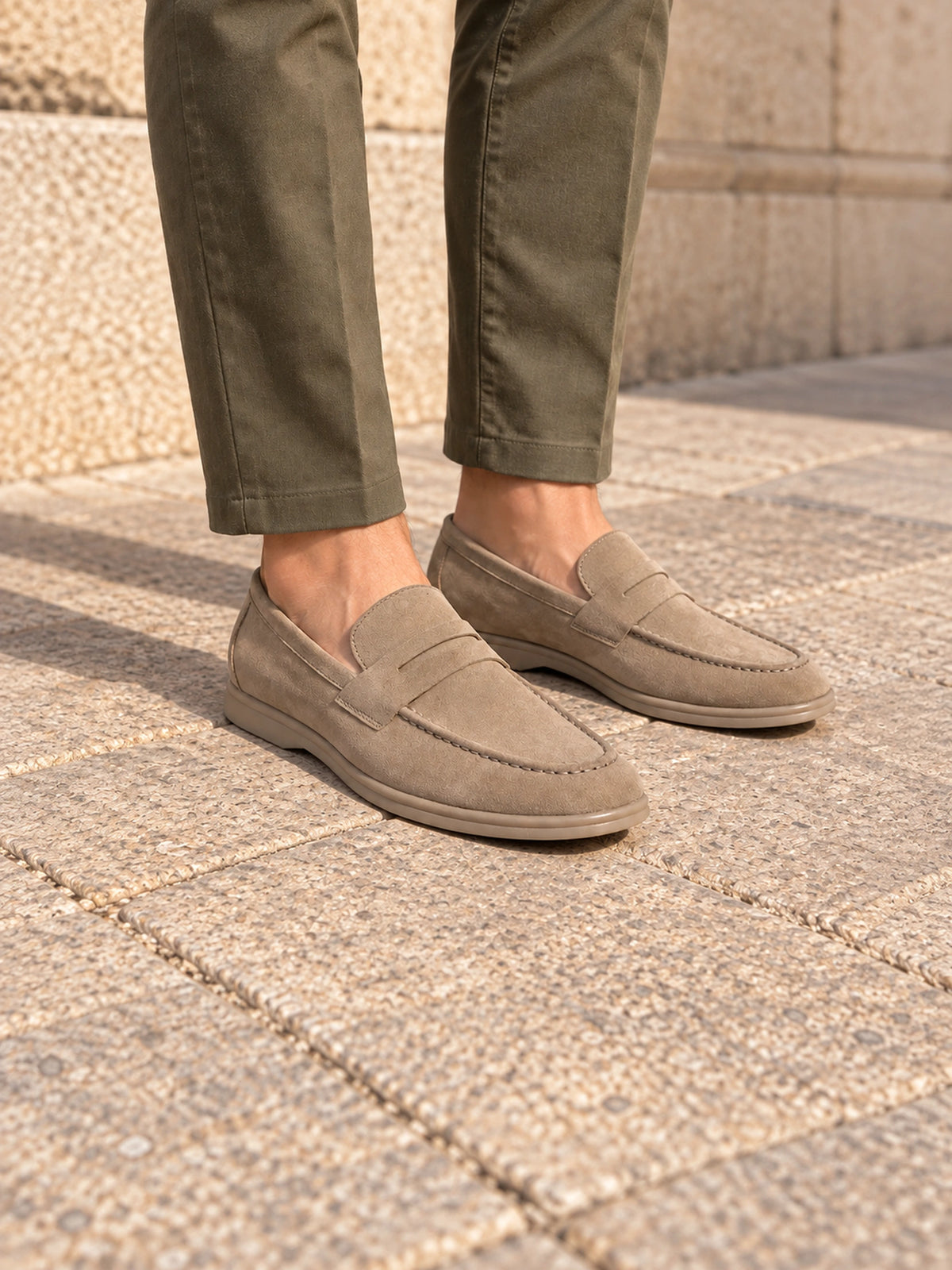 Mocassim Masculino Loafer de Camurça Master