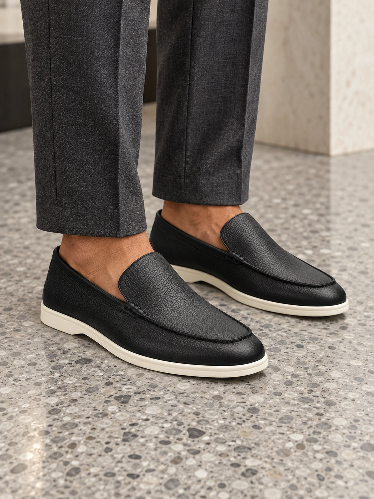 Loafer Masculino de Couro Pelleni