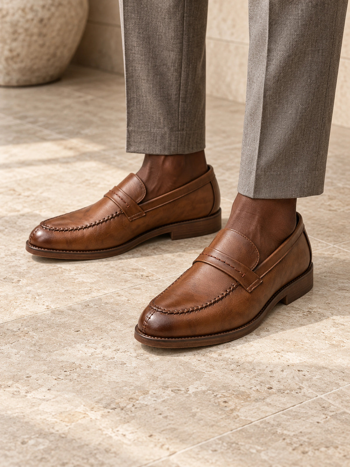 Mocassim Masculino de Couro Legítimo Sarri