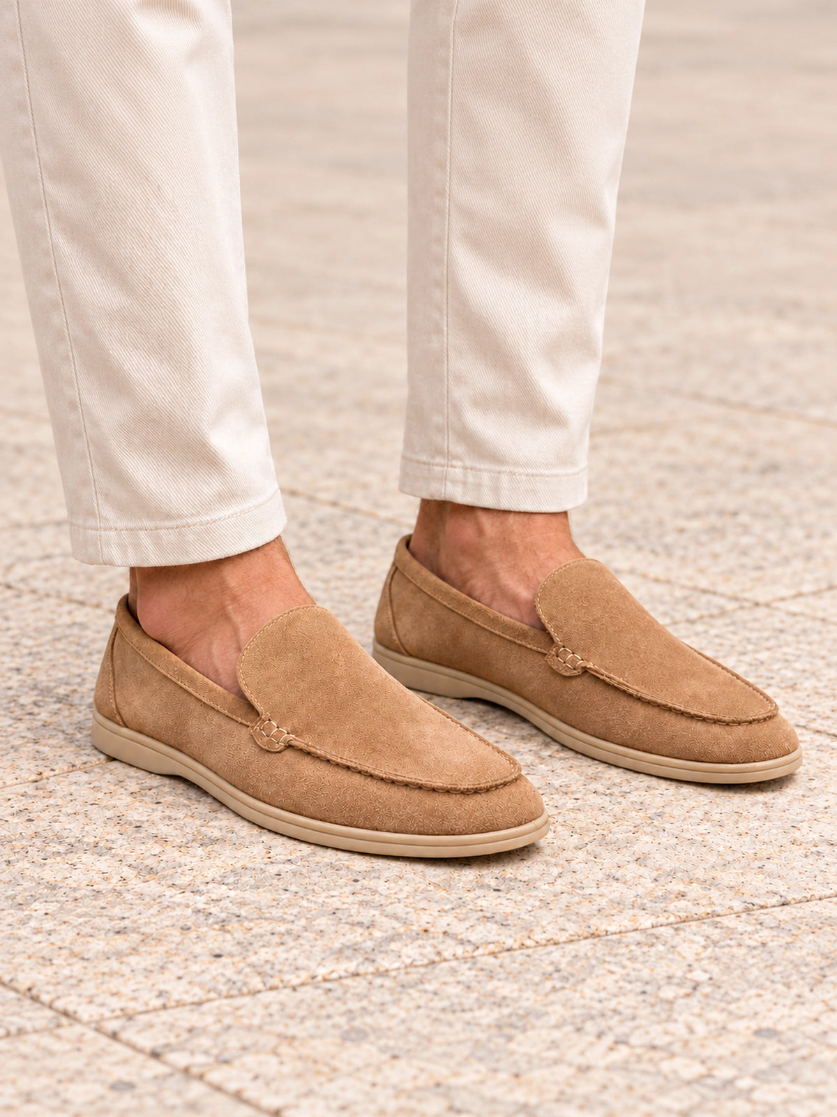 Mocassim Masculino Loafer de Camurça Old Money Siena