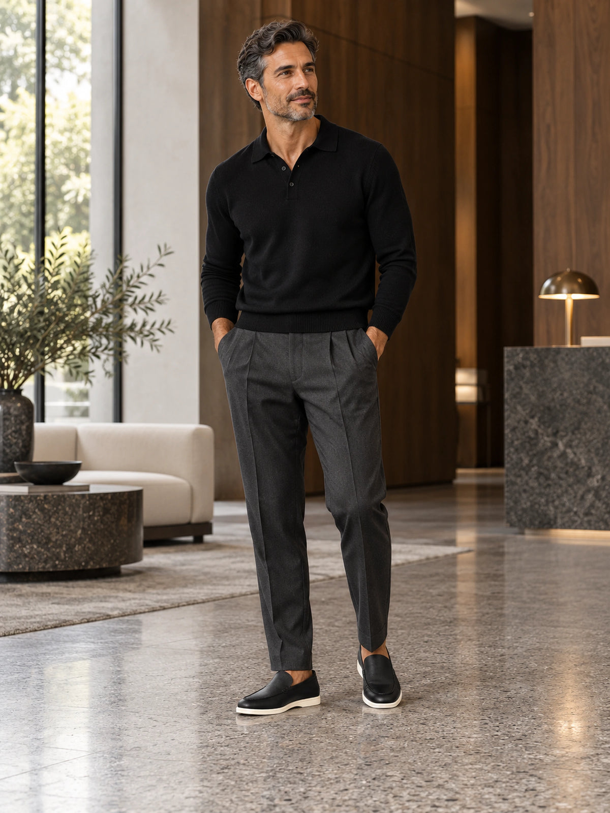 Loafer Masculino de Couro Pelleni