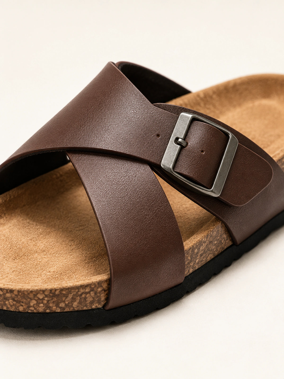Sandália Masculina com Fivelas Ravena