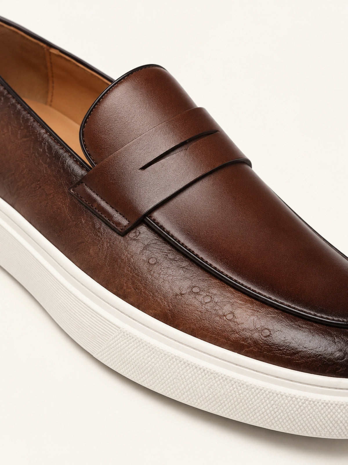 Mocassim Masculino de Couro Miliani