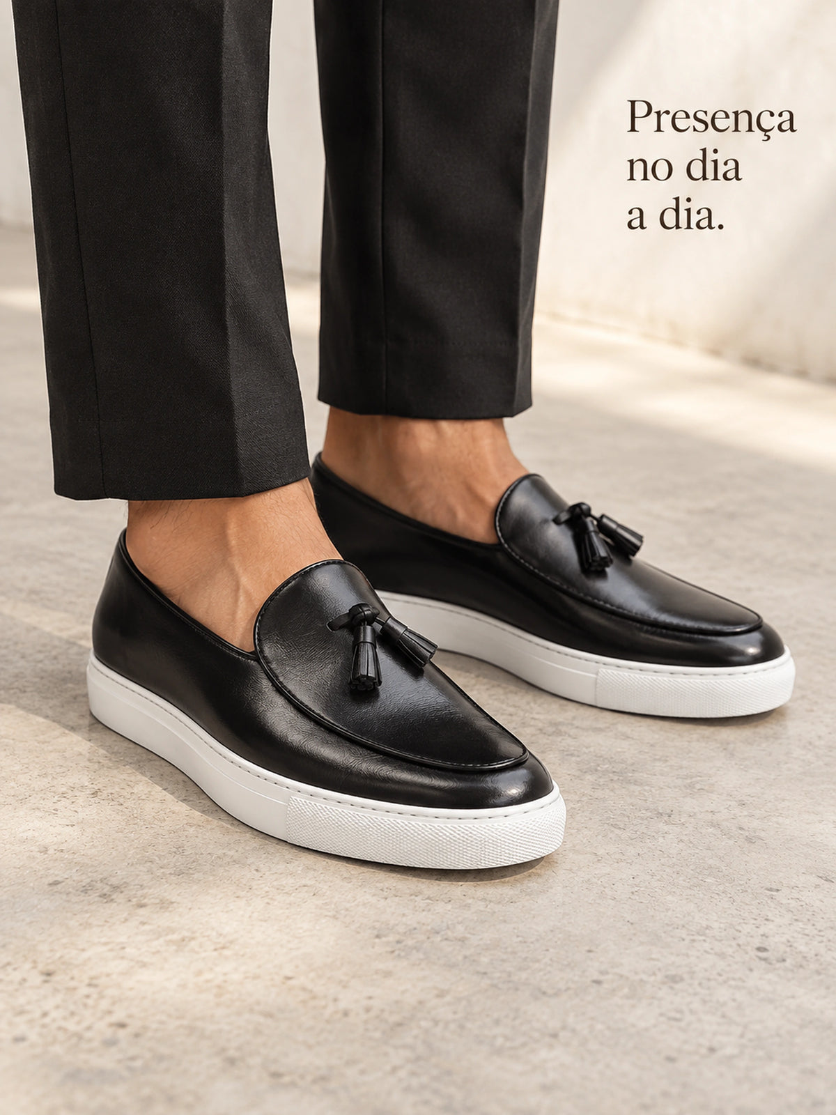 Mocassim Masculino de Couro Legítimo Masson