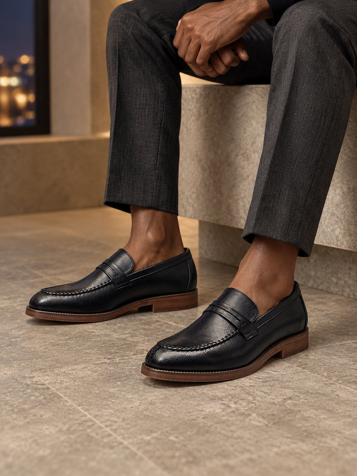 Mocassim Masculino de Couro Legítimo Sarri