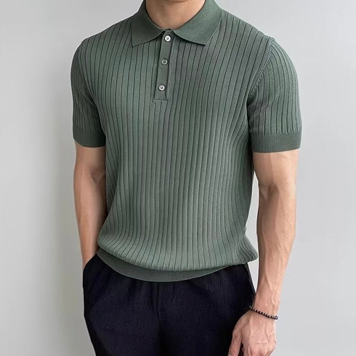 Camisa Polo Masculina 100% Algodão Colarinho Elegante Veneza