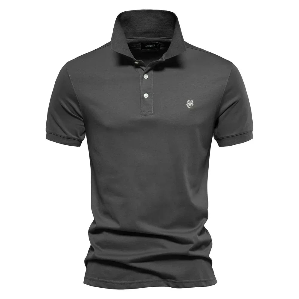 Camisa Polo Masculina 100% Algodão Bordado Siena