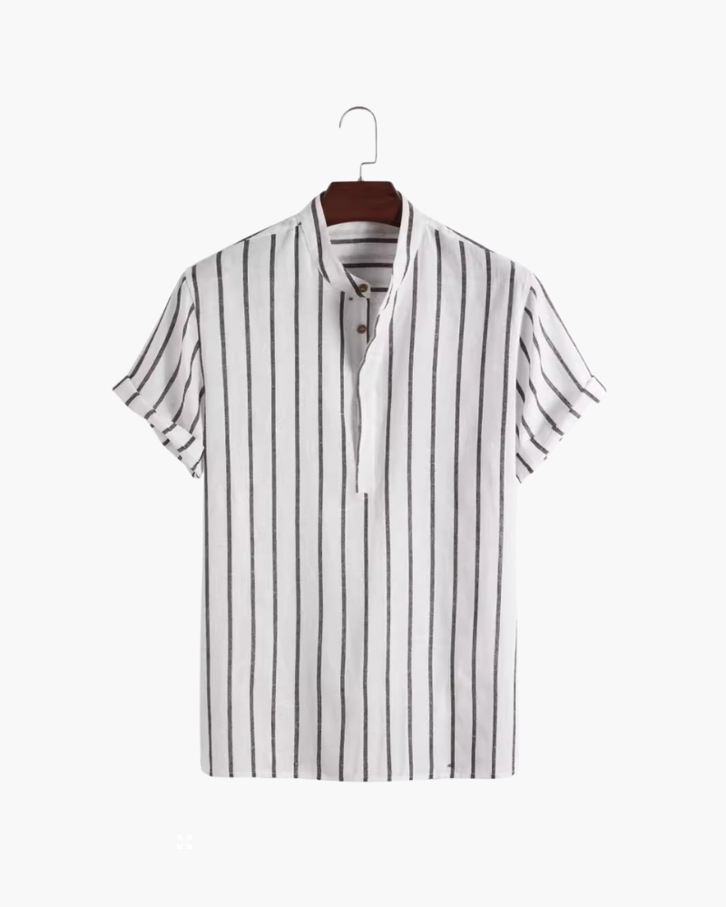 Camisa Polo Masculina em Algodão Gola Náutica Bari - vista 6