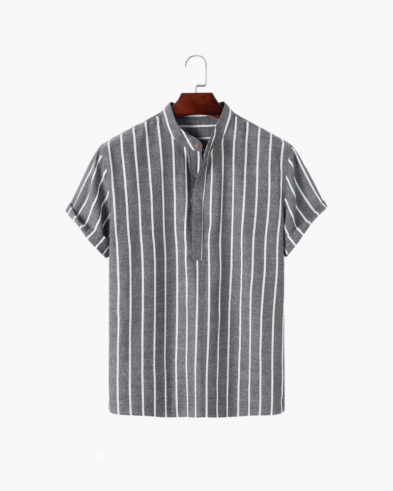 Camisa Polo Masculina em Algodão Gola Náutica Bari - vista 8
