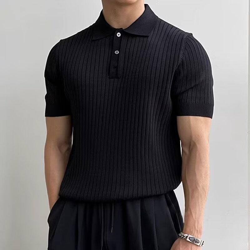 Camisa Polo Masculina 100% Algodão Colarinho Elegante Veneza
