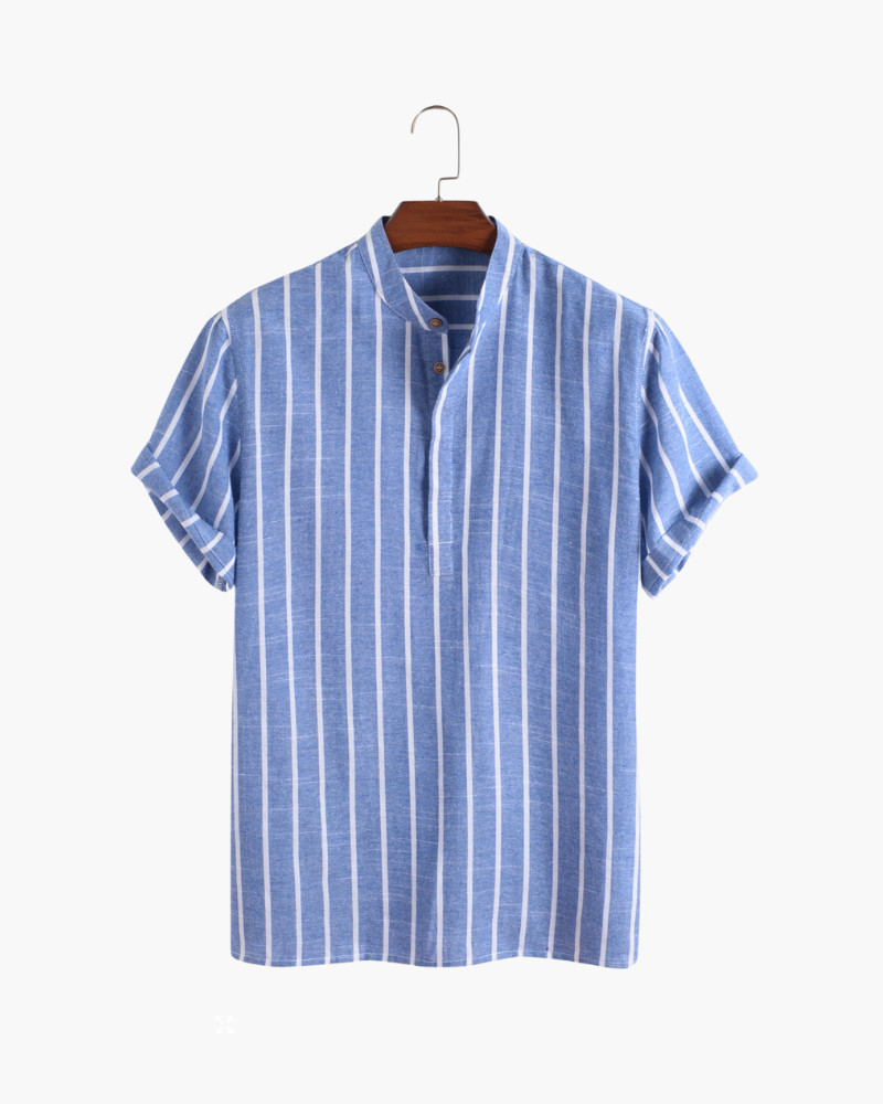Camisa Polo Masculina em Algodão Gola Náutica Bari - foto principal