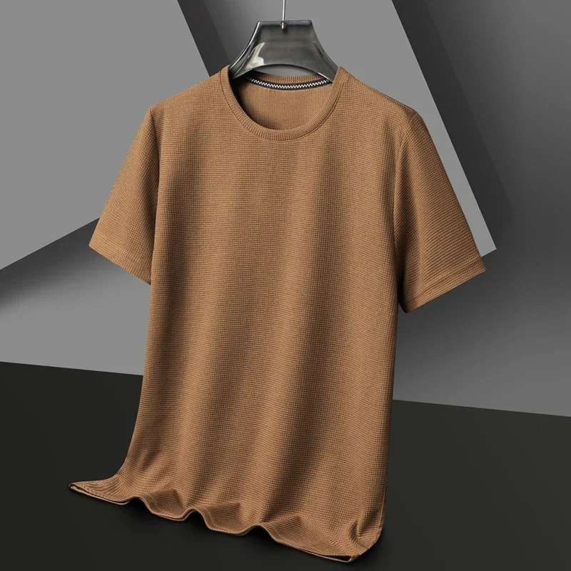 Camiseta Masculina Waffle Gola Redonda Parma