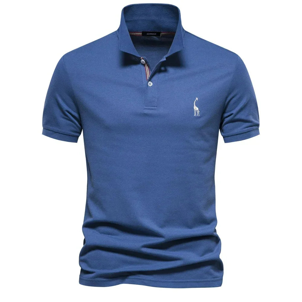 Camisa Polo Masculina Com Bordado Girafa Venezia