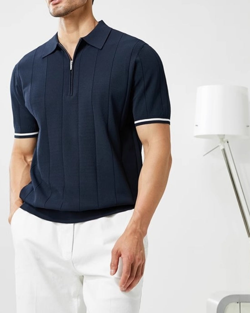 Camisa Polo Masculina Meio Zíper Sirolo - vista 4
