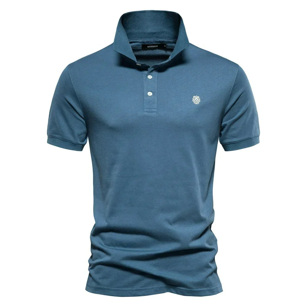 Camisa Polo Masculina 100% Algodão Bordado Siena