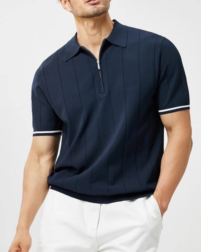 Camisa Polo Masculina Meio Zíper Sirolo - vista 2