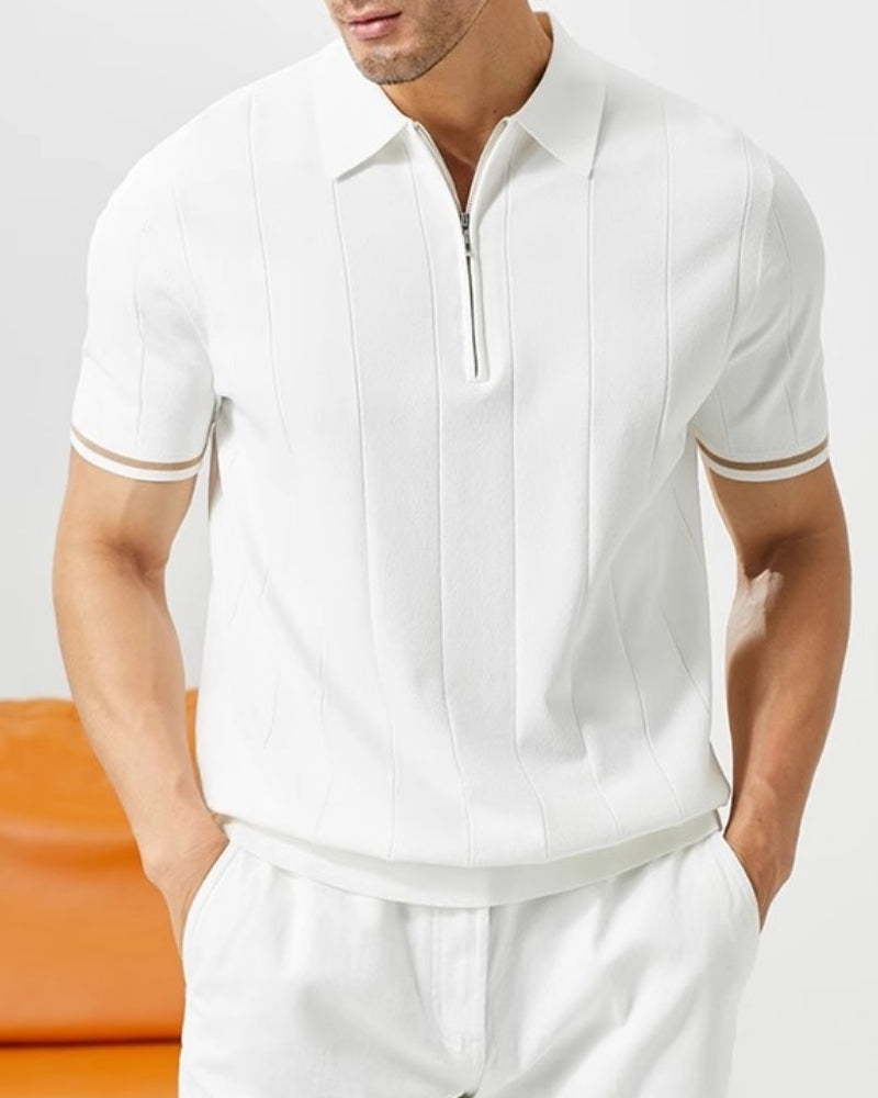 Camisa Polo Masculina Meio Zíper Sirolo - vista 5