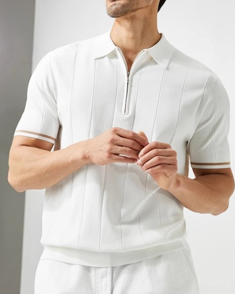 Camisa Polo Masculina Meio Zíper Sirolo - vista 6