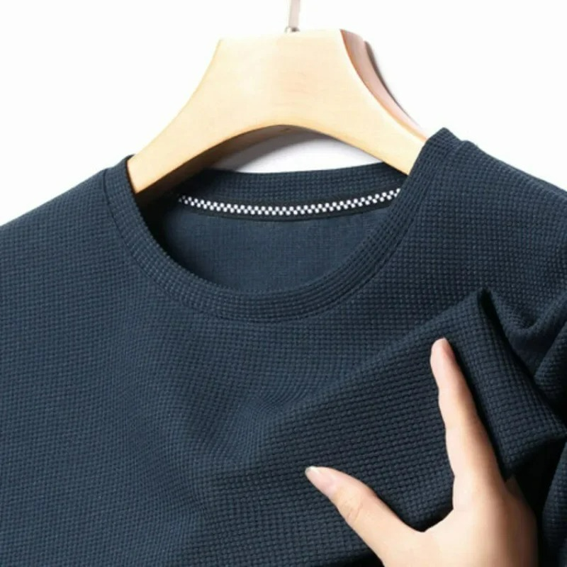 Camiseta Masculina Waffle Gola Redonda Parma