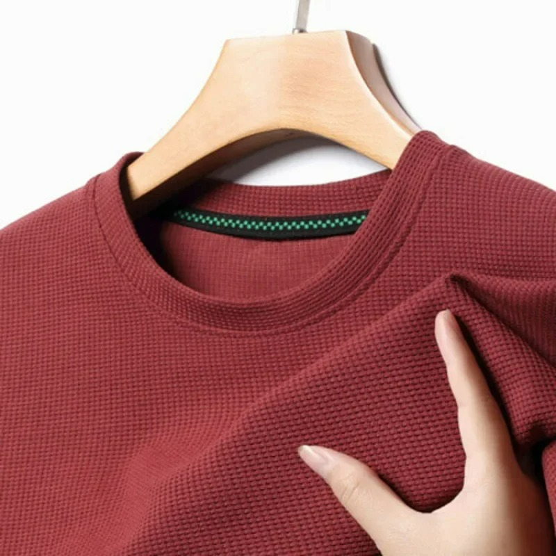 Camiseta Masculina Waffle Gola Redonda Parma