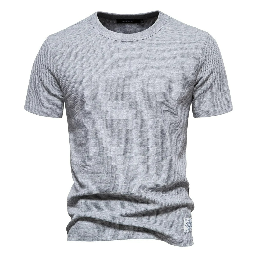 Camiseta Masculina Waffle Gola Redonda Premium Ravenna
