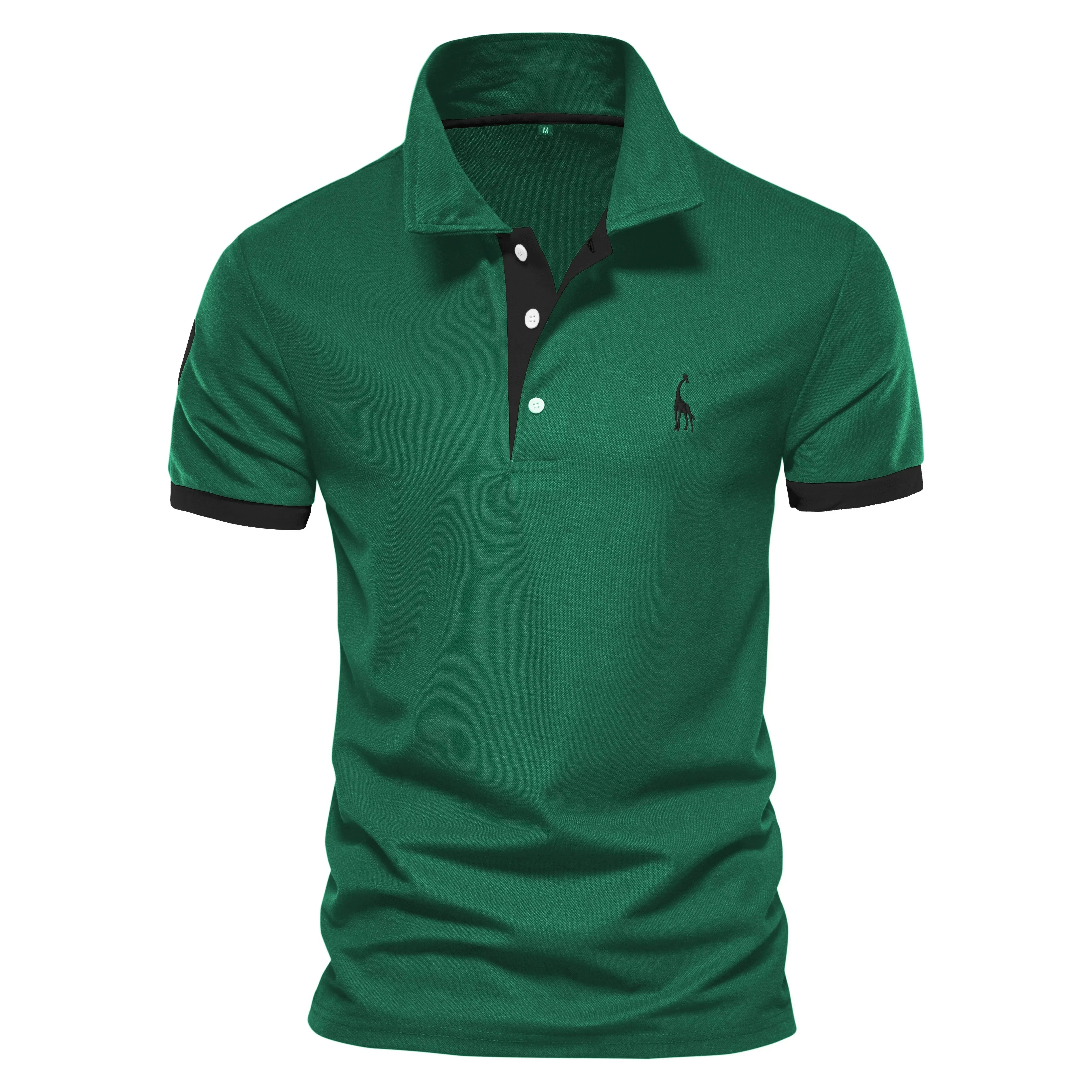 Camisa Polo Masculina Com Bordado Girafa Milão