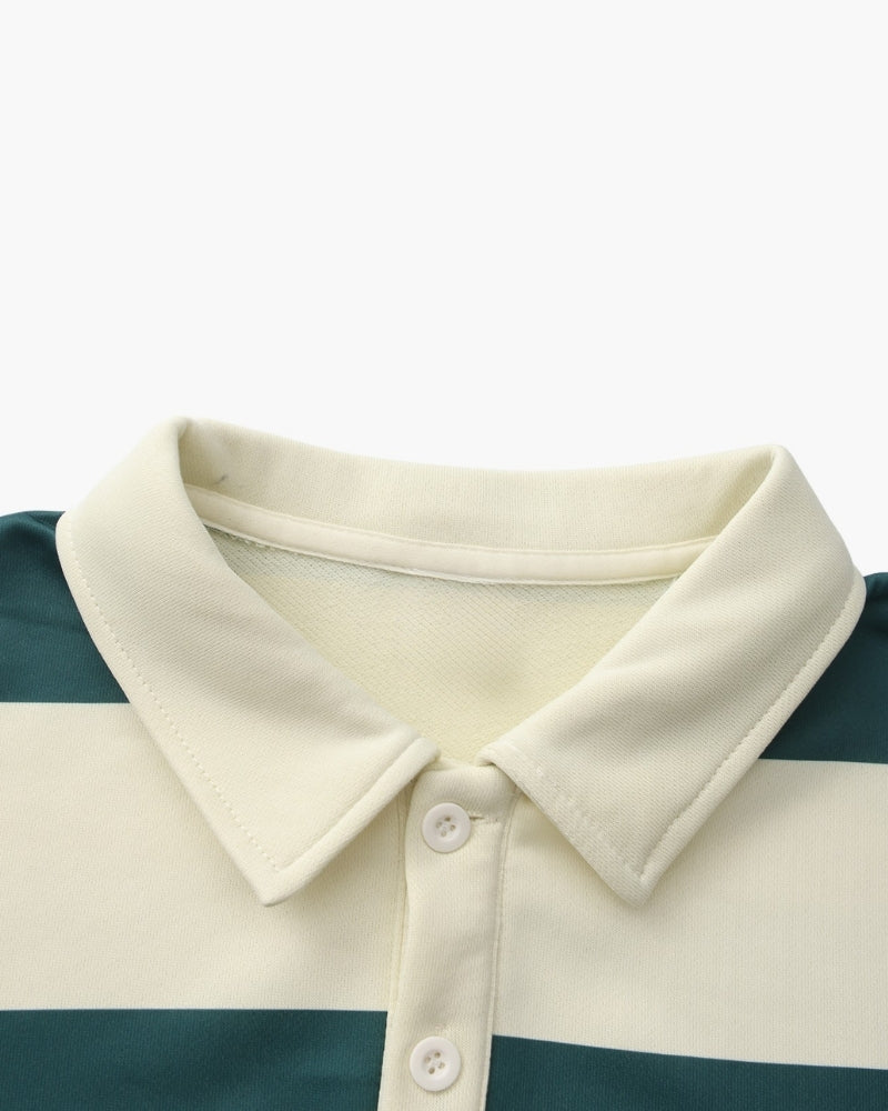 Camisa Polo Masculina Rugby Listrada Manga Longa Otranto - vista 15