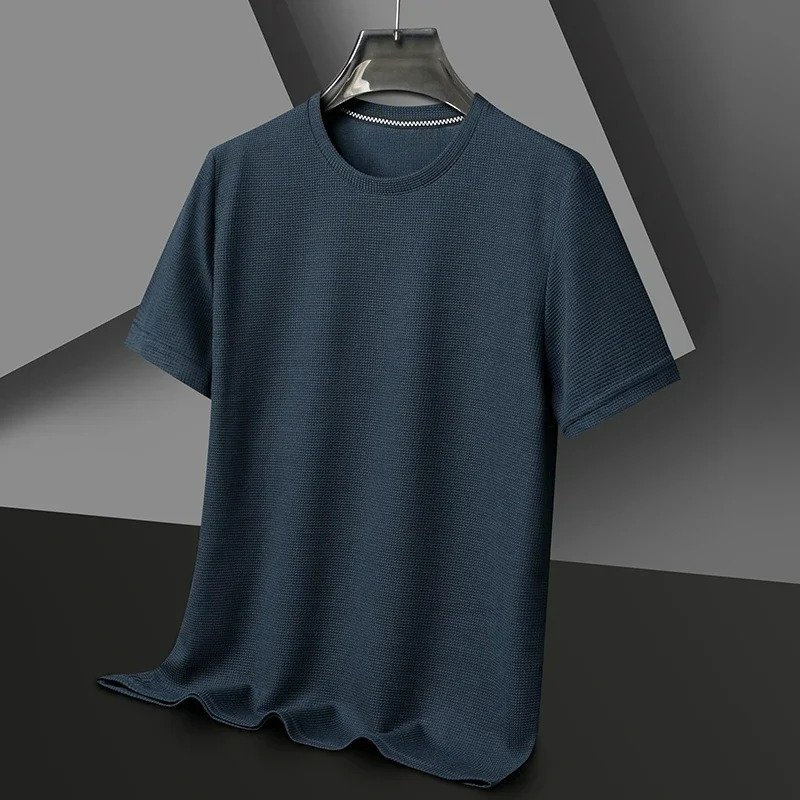 Camiseta Masculina Waffle Gola Redonda Parma