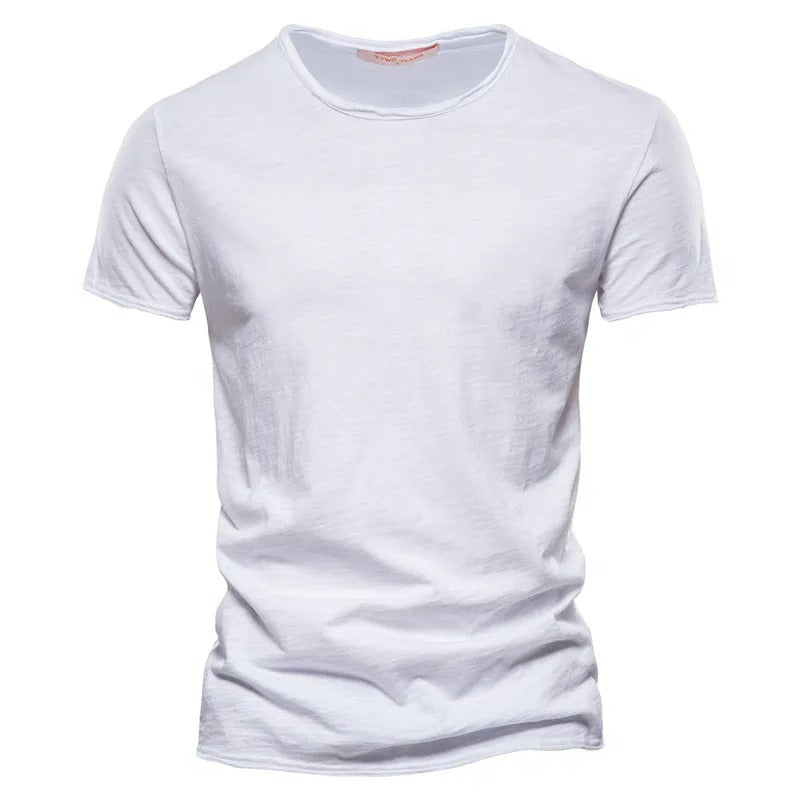 Camiseta Masculina 100% Algodão Slim Fit Gola Redonda Vicenza