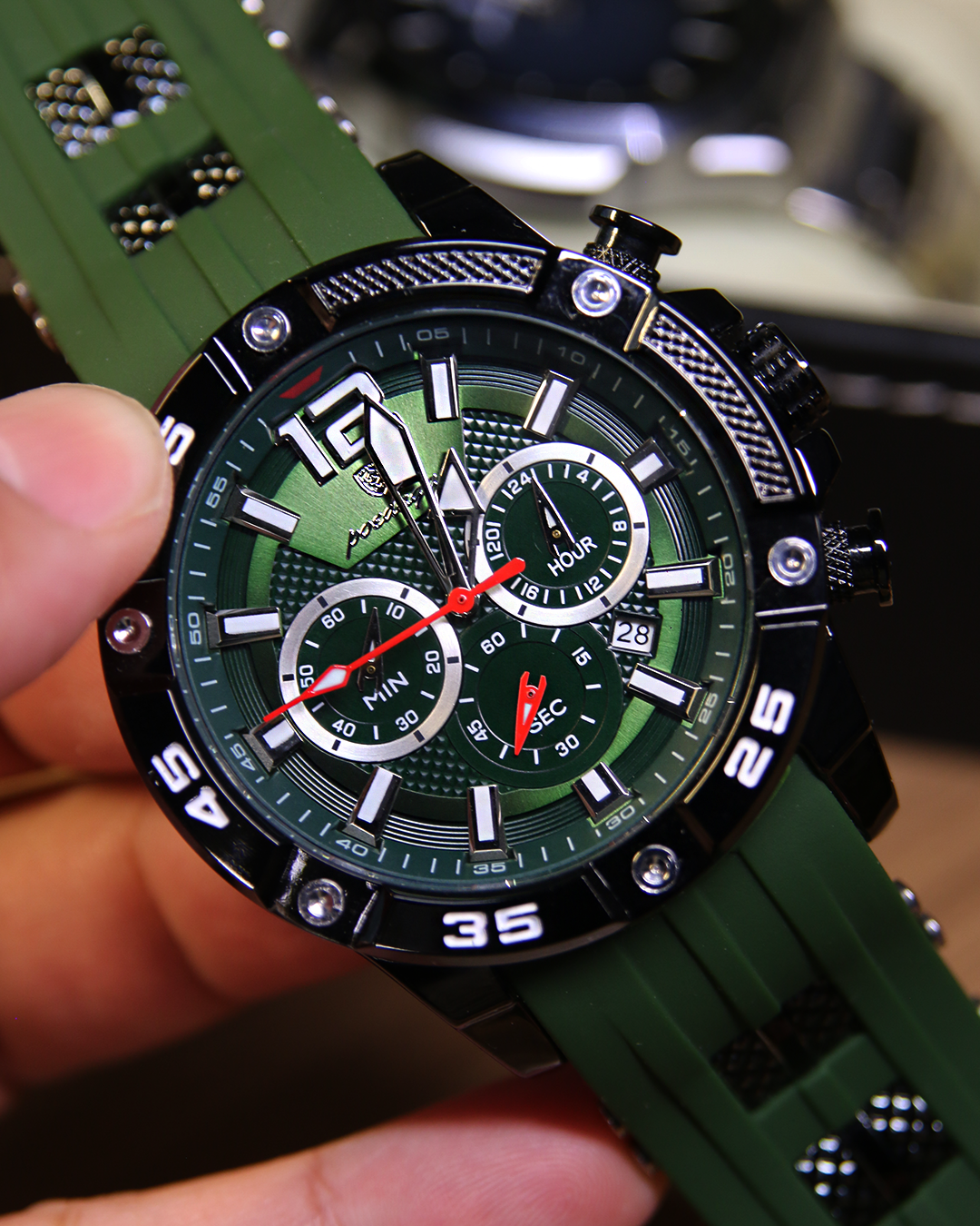 Relógio Masculino Pulseira de Silicone Quartzo Alpino – foto 11