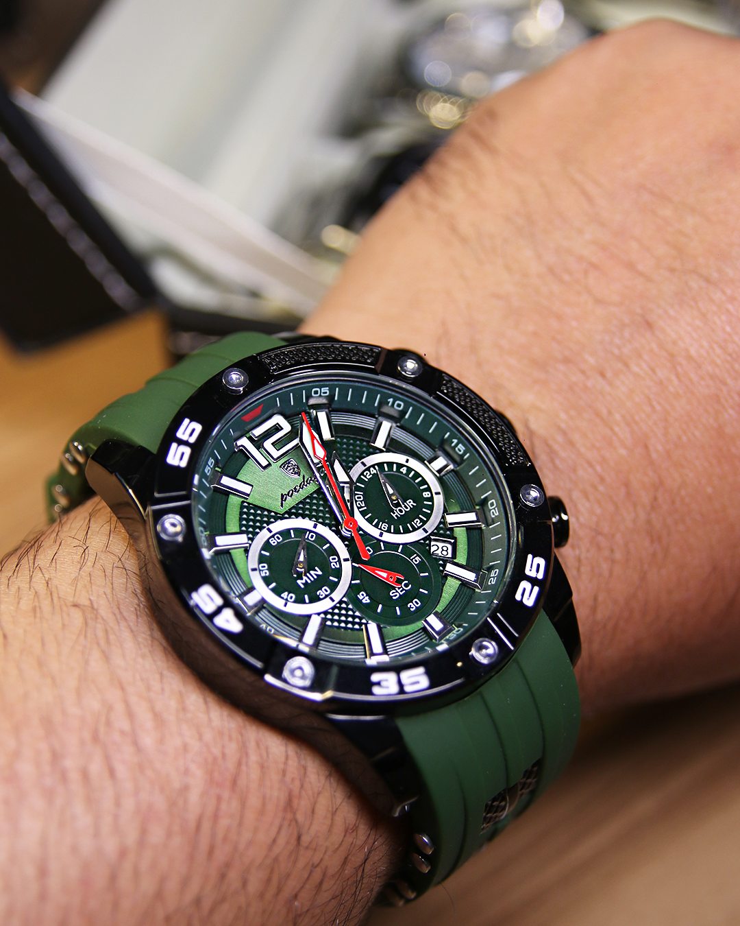 Relógio Masculino Pulseira de Silicone Quartzo Alpino – foto 7