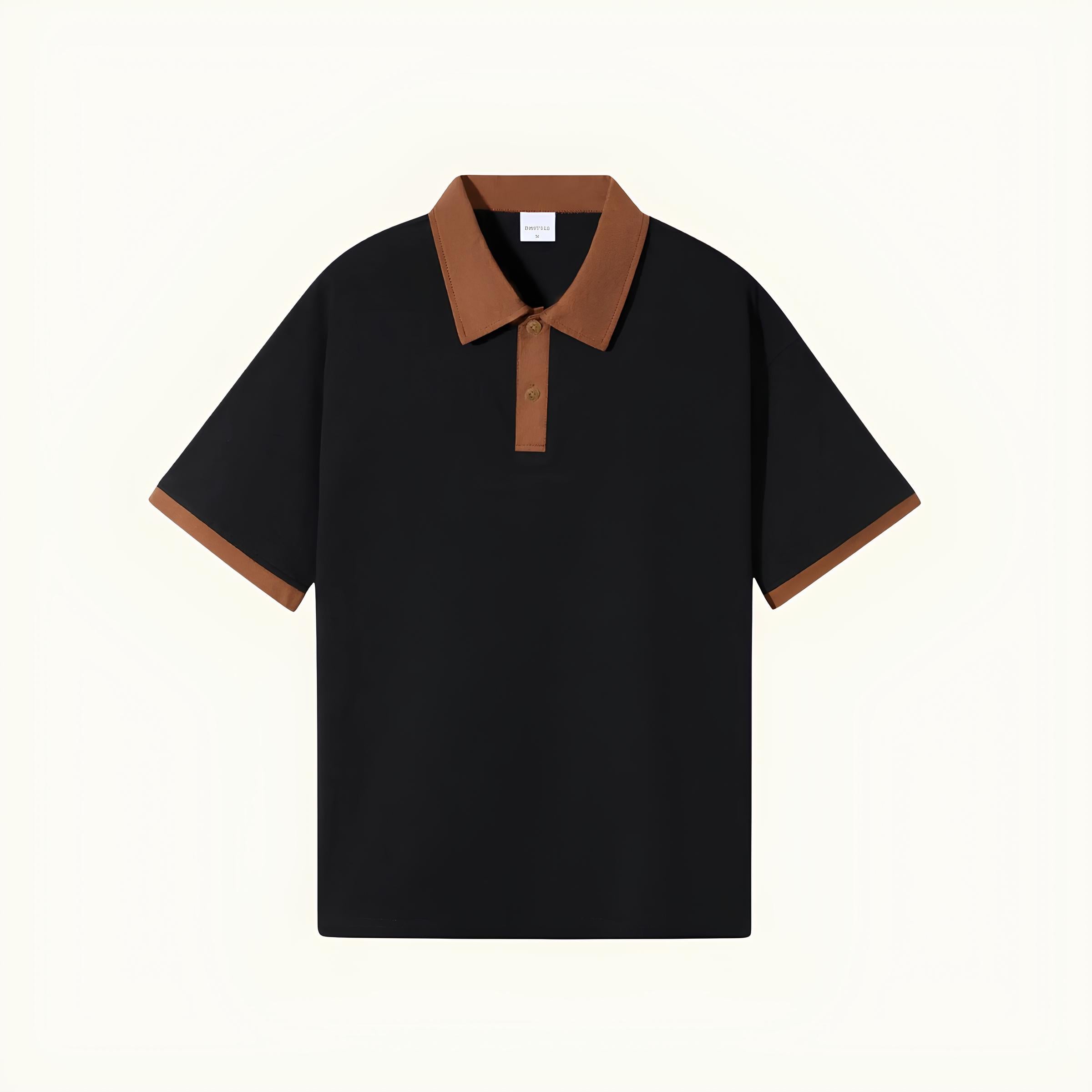 Polo Masculina Lisa Algodão Premium Estilo Old Money Clássico