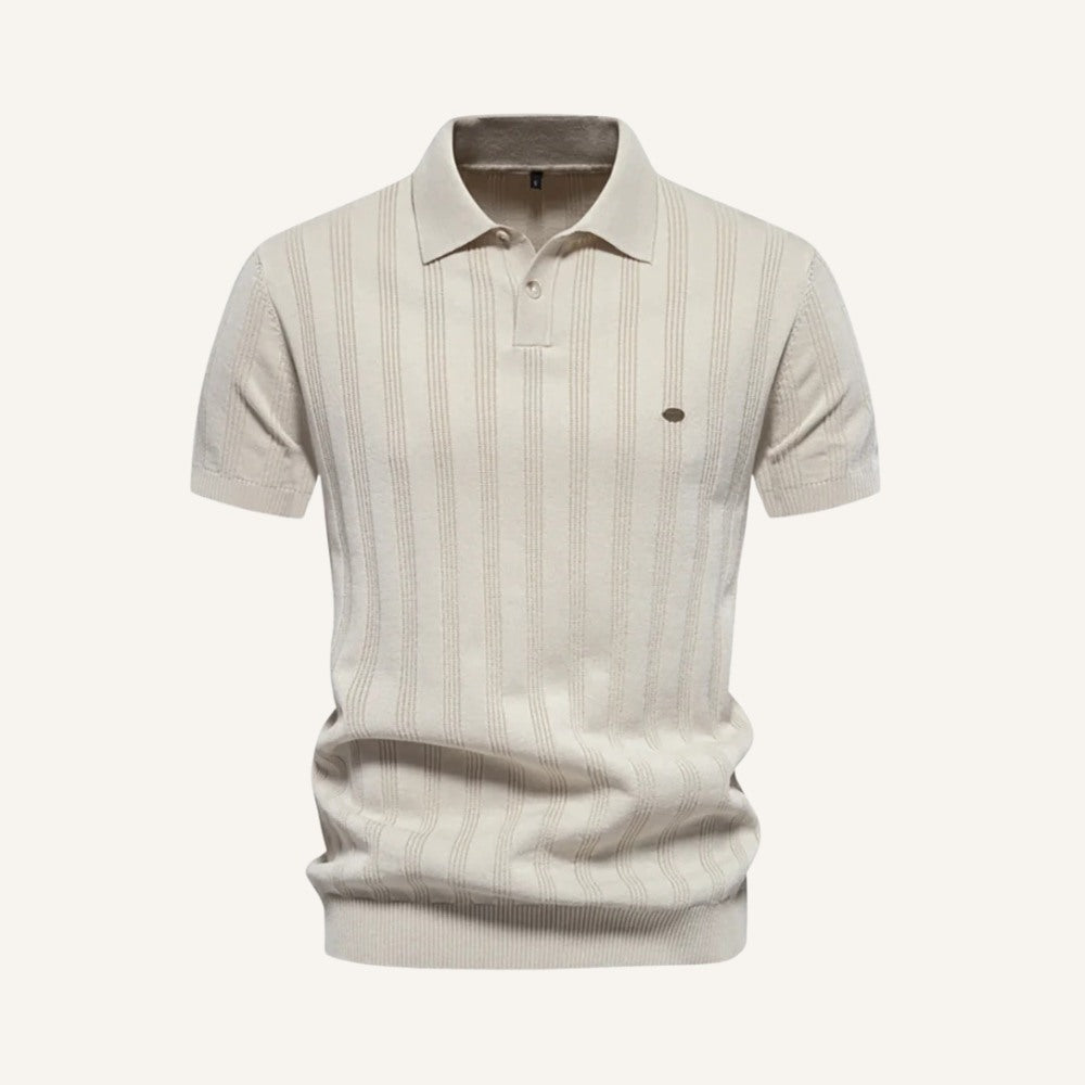 Polo Masculina Listrada Ferretti Malha Respirável Estilo Sofisticado