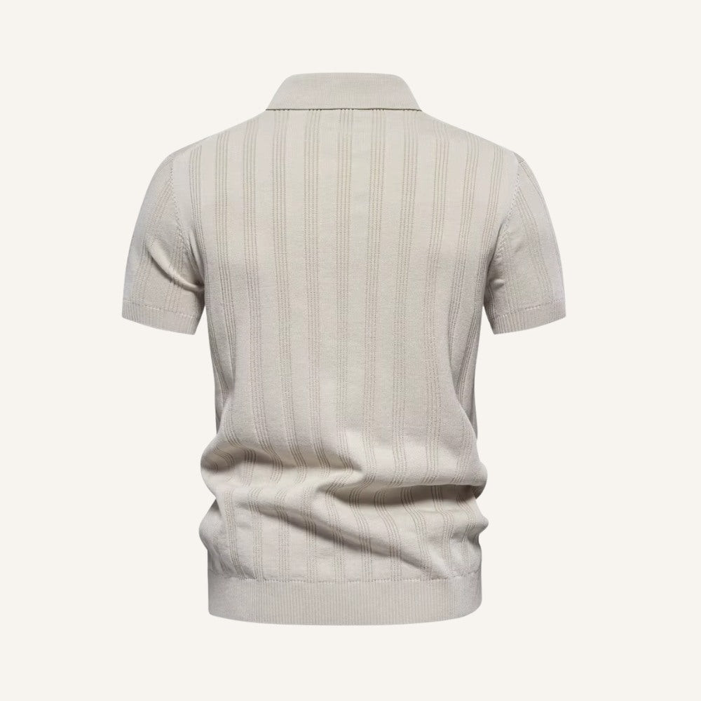 Polo Masculina Listrada Ferretti Malha Respirável Estilo Sofisticado