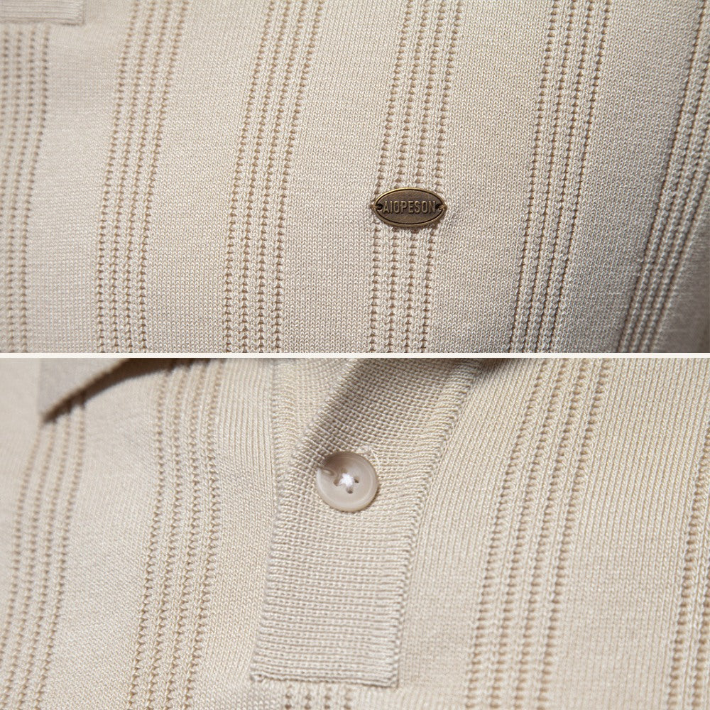 Polo Masculina Listrada Ferretti Malha Respirável Estilo Sofisticado