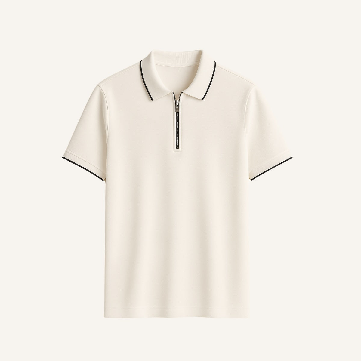 Camisa Polo com Zíper Old Money Masculina Premium