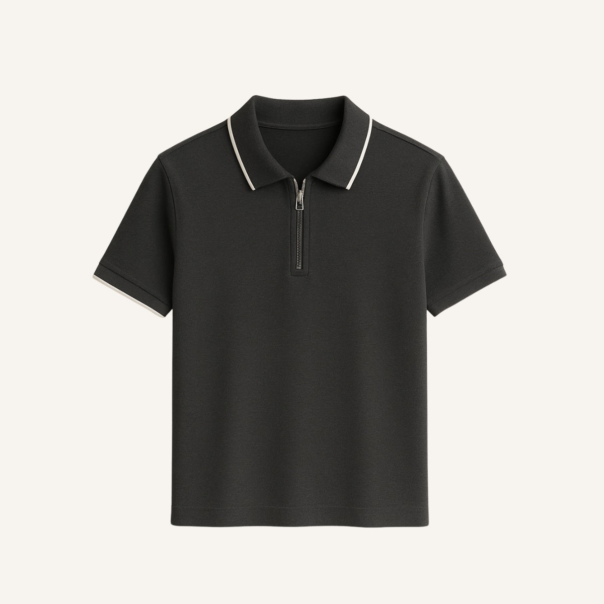 Camisa Polo com Zíper Old Money Masculina Premium