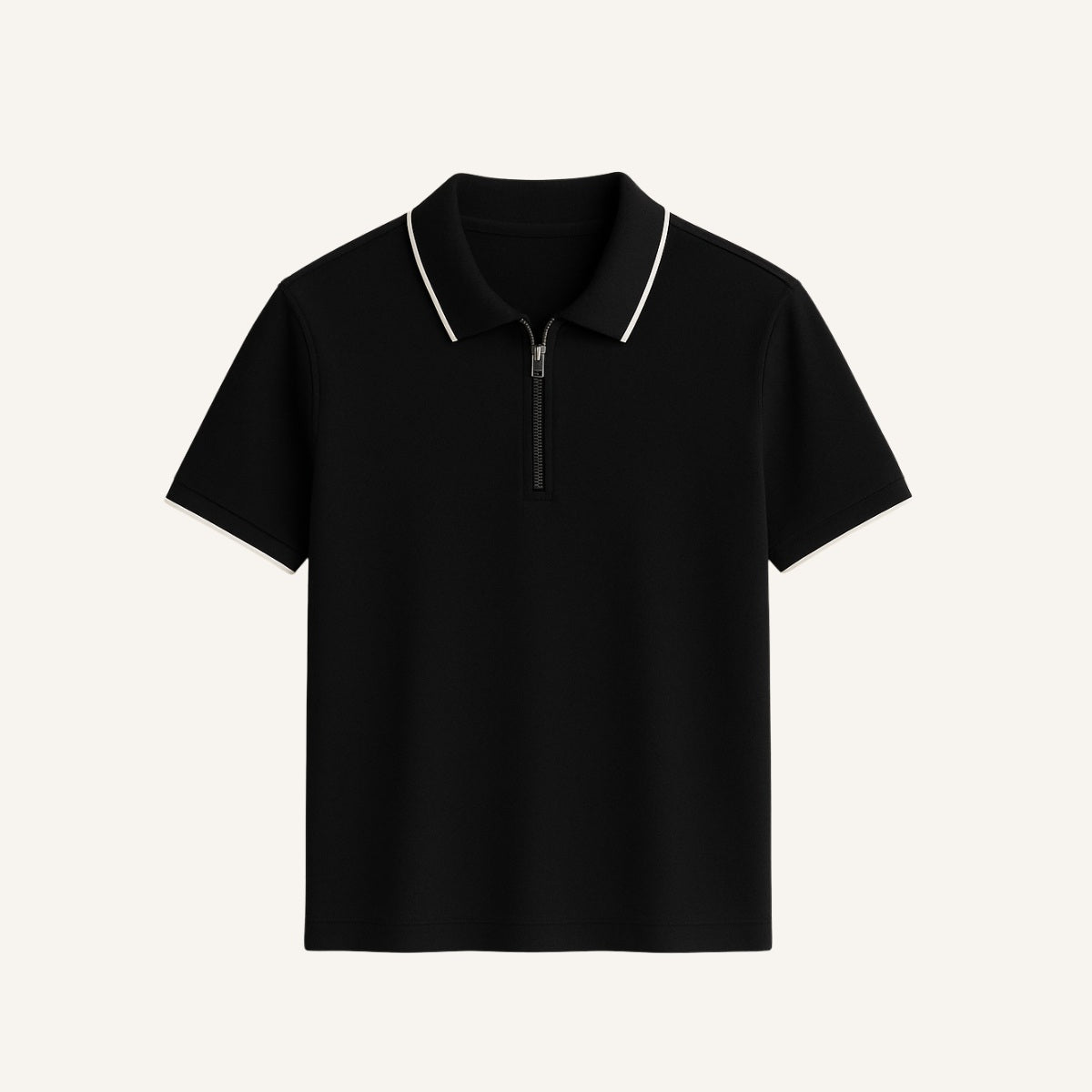 Camisa Polo com Zíper Old Money Masculina Premium