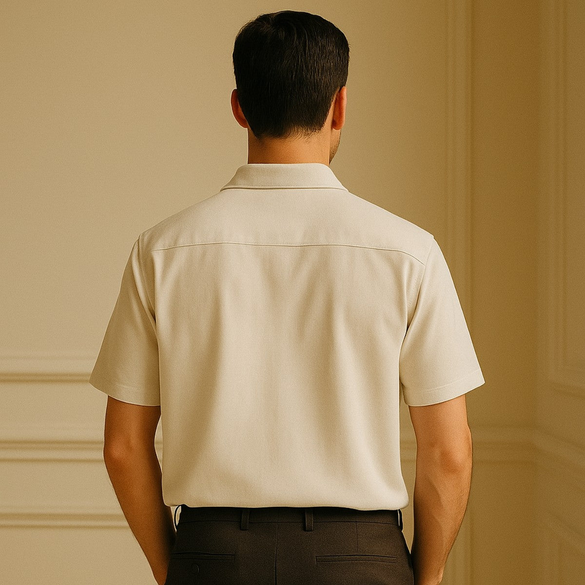 Camisa Polo de Linho Masculina Amalfi Leve e Elegante