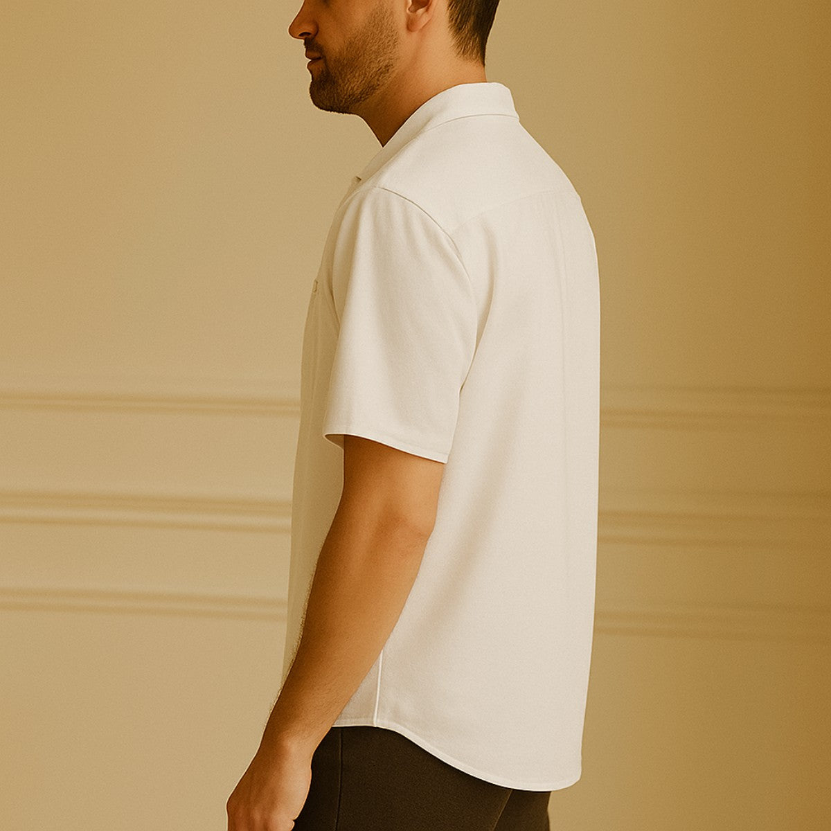 Camisa Polo de Linho Masculina Amalfi Leve e Elegante