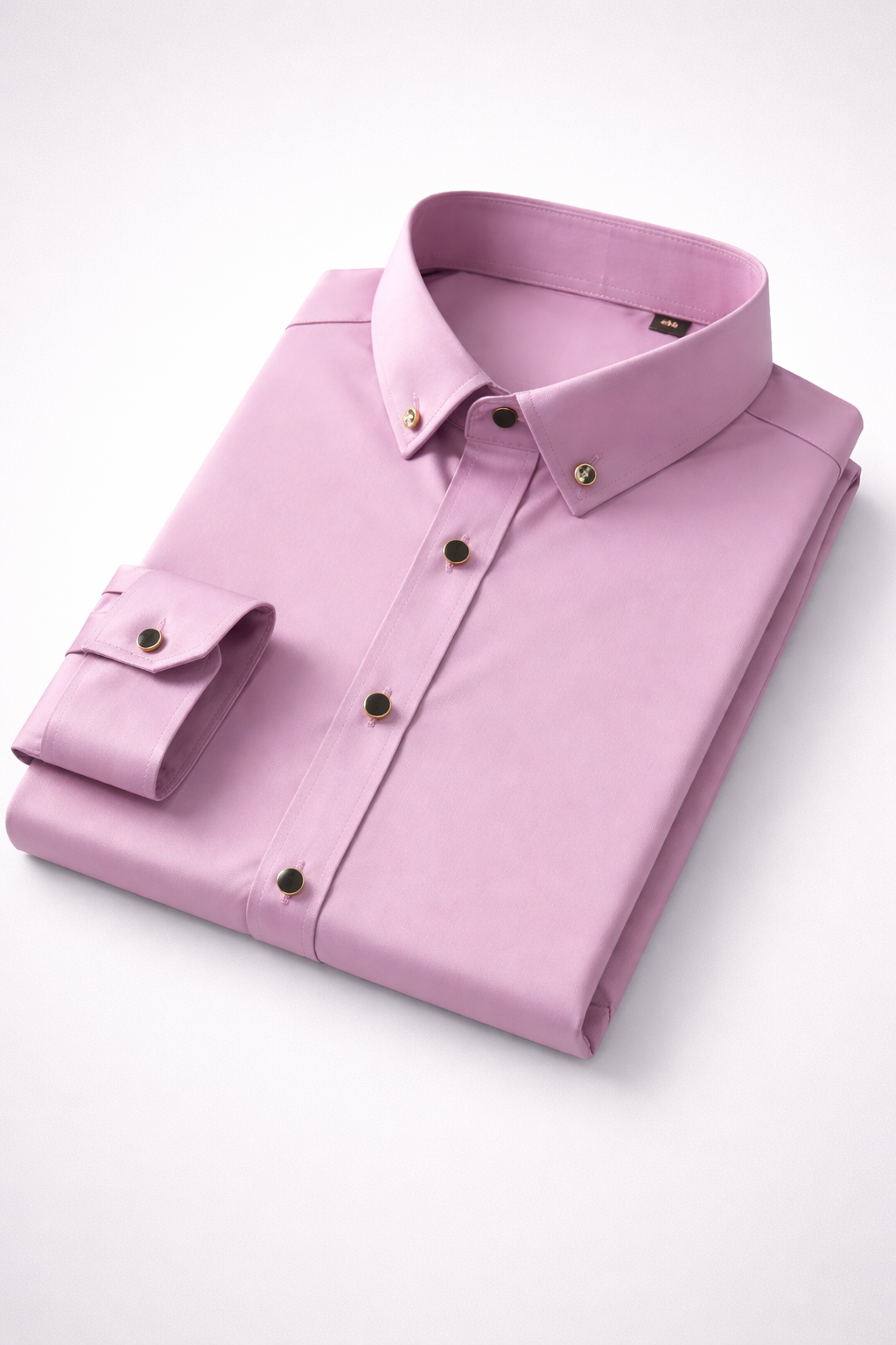 Camisa Social Masculina Acetinada Anti-Rugas Botão Diamante Venezia
