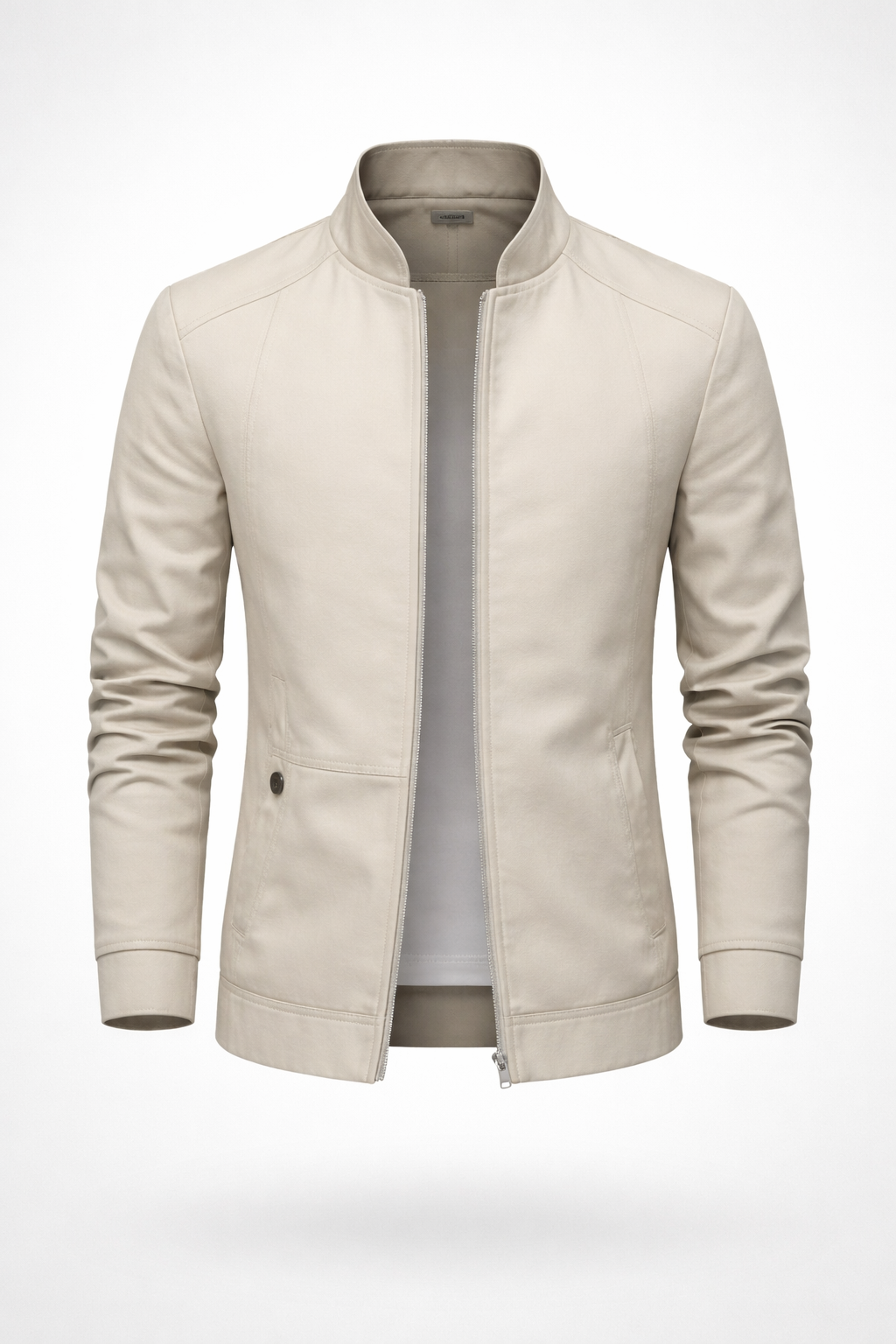 Jaqueta Masculina Algodão Gola Alta Slim Fit Casual Dickson