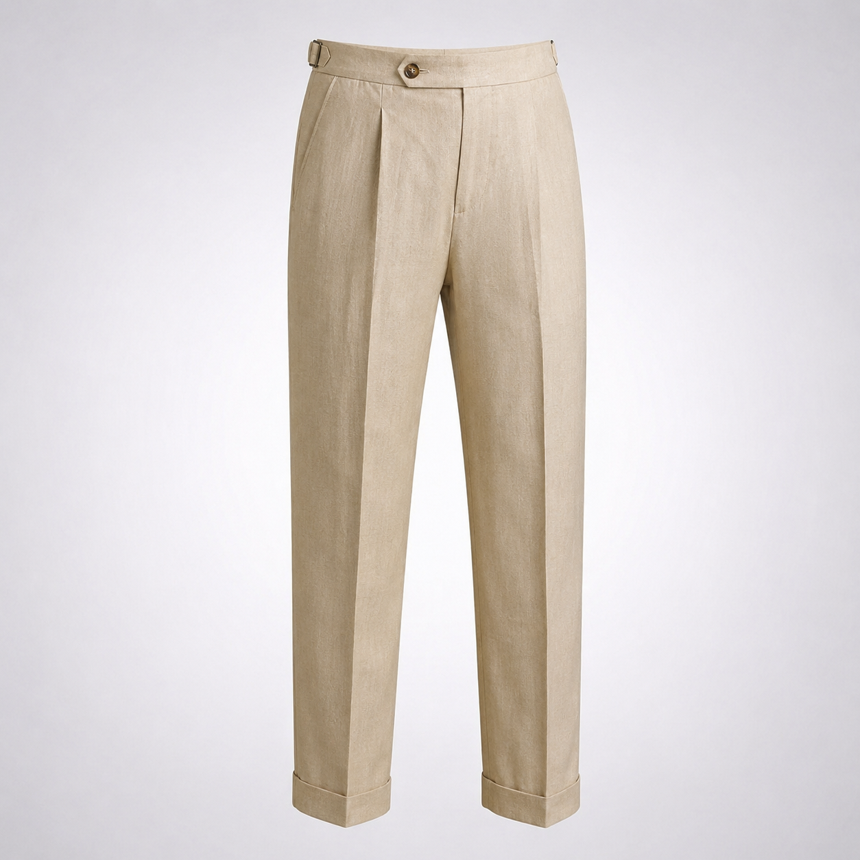 Calça Social Masculina 100% Linho Corte Clássico Milão