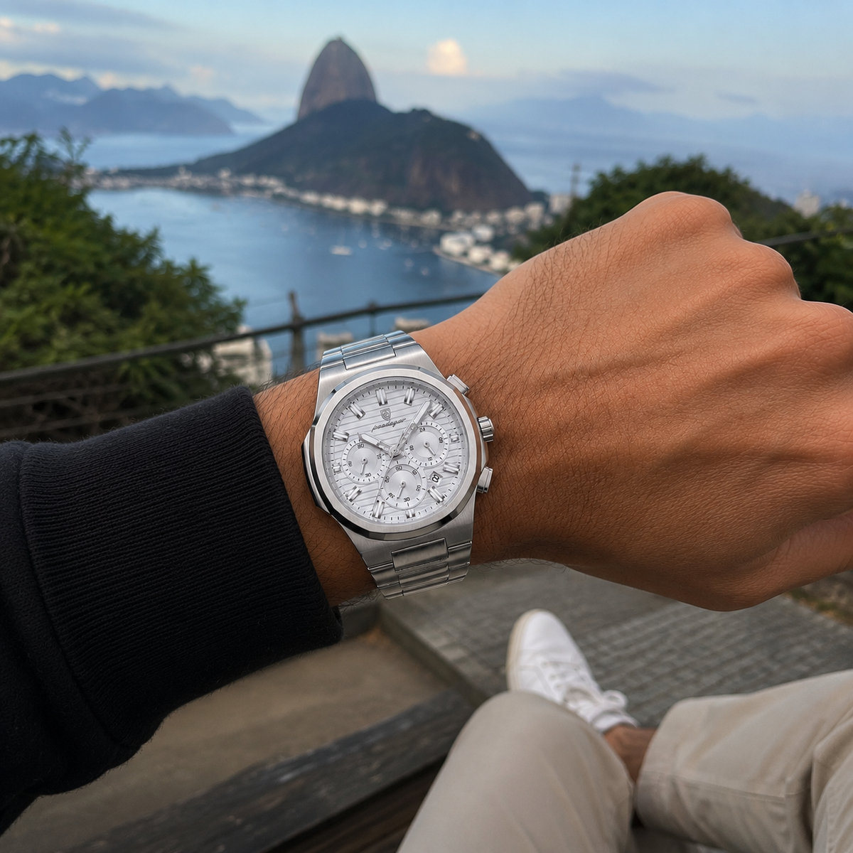 Relógio Masculino Aço Inoxidável Quartzo Imperiale - vista 11