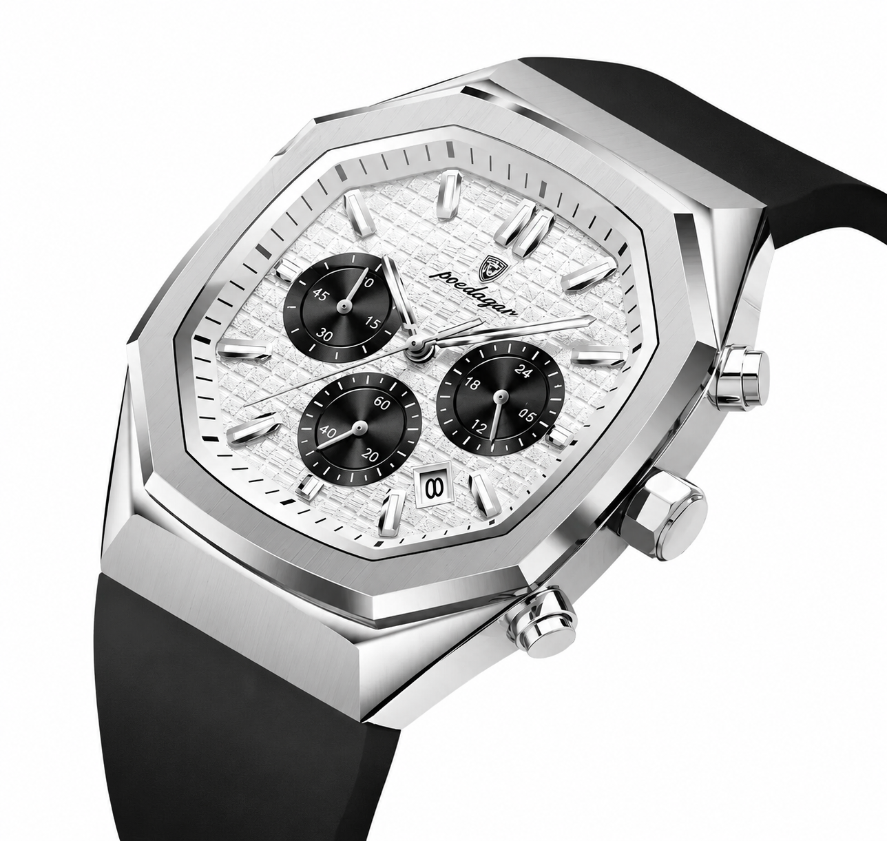 Relógio Masculino Pulseira de Silicone Premium Quartzo Lumina – foto 3