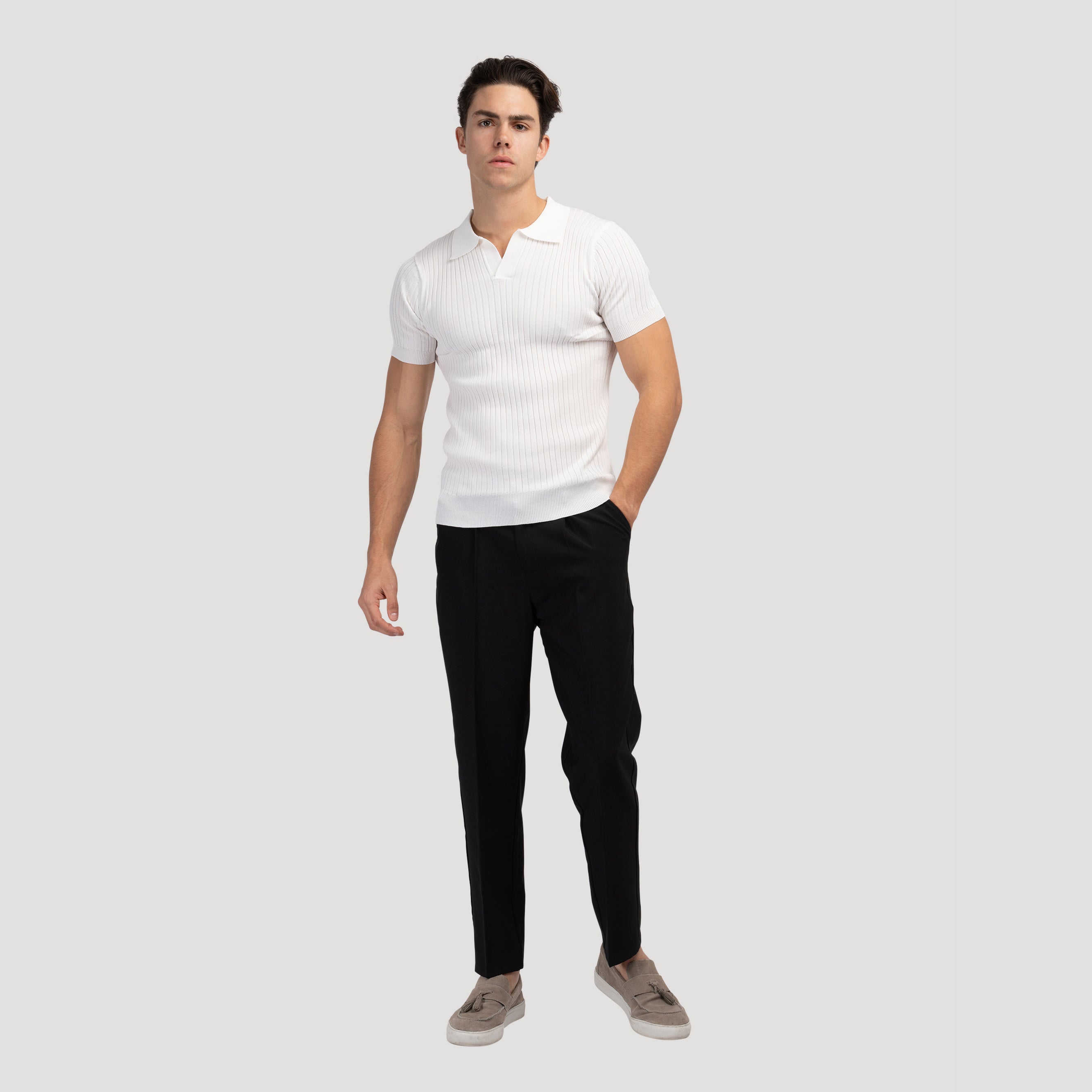 Camisa Polo Masculina Slim Fit Canelada Portofino