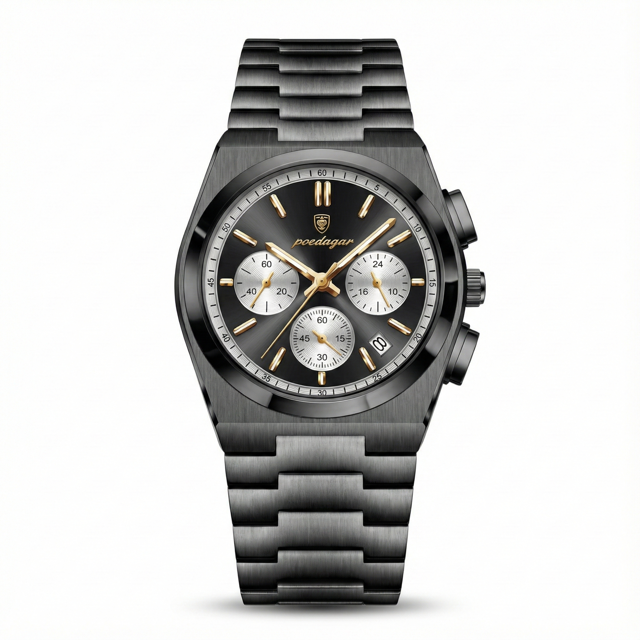 Relógio Masculino All Black Aço Inoxidável Quartzo Savoia – foto 1