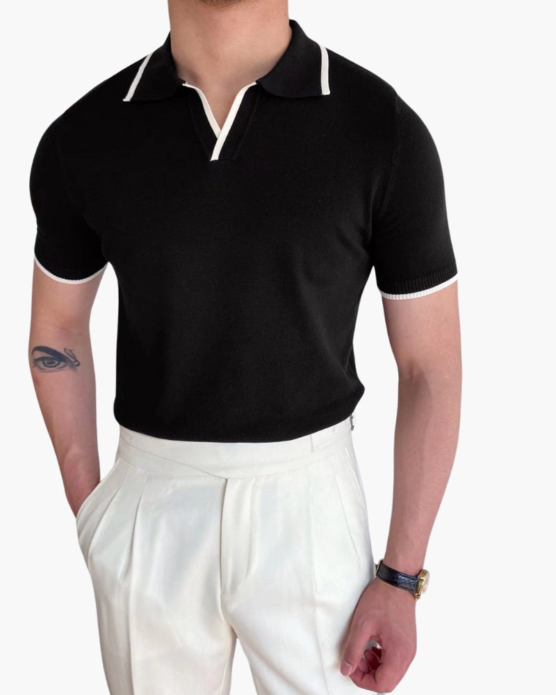 Camisa Polo Masculina com Vivo Contrastante Monaco - vista 16